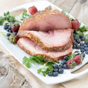 Paleo and Autoimmune Paleo friendly Slow Cooker Ham by Thriving On Paleo