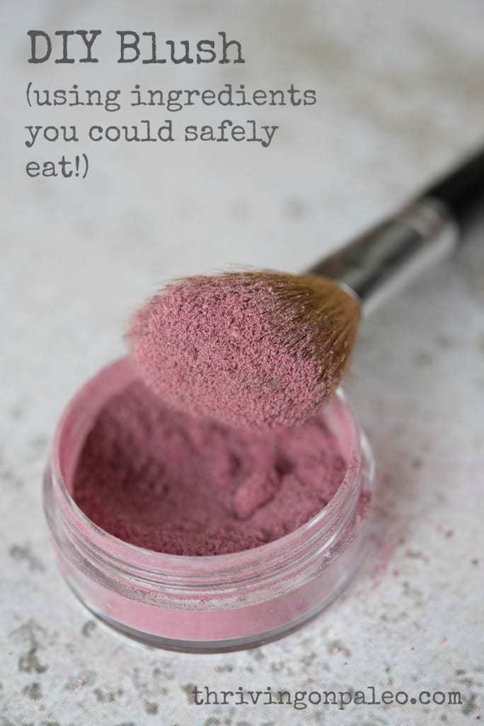 DIY Natural Blush by Thriving On Paleo (with video tutorial)
