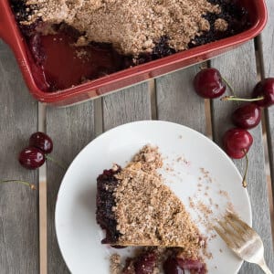 Paleo Cherry Buckle recipe by Thriving On Paleo
