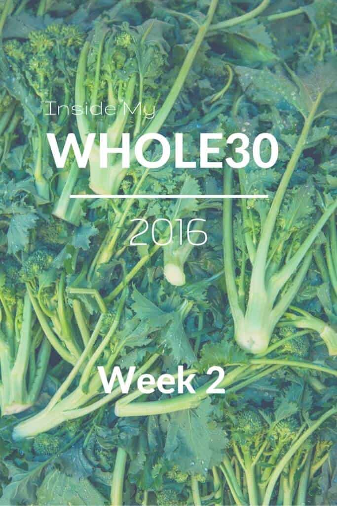 Inside My Whole30 Week 2 - by Michele Spring of Thriving On Paleo. I share tips, explain why cheating is not fun or recommended, and show you all the meals I ate.