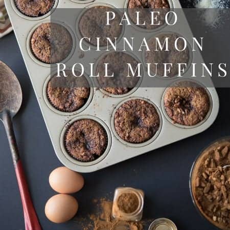 Cinnamon muffins in a pan