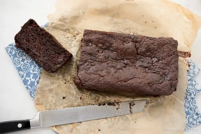 Paleo Chocolate Zucchini Bread - a grain-free and gluten-free snack or breakfast recipe that is moist and super flavorful