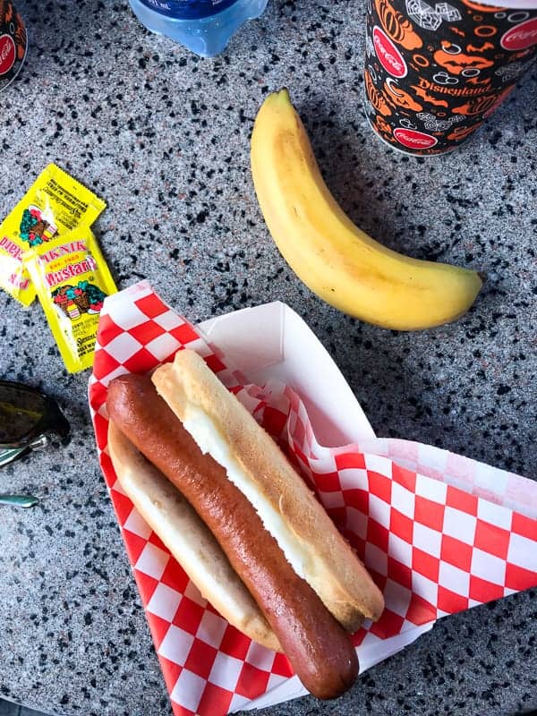 Eating gluten-free at Disneyland - Hot dogs at Award Weiners