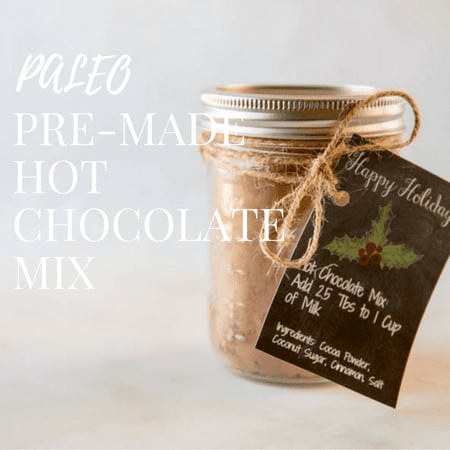 Paleo pre-made hot chocolate mix