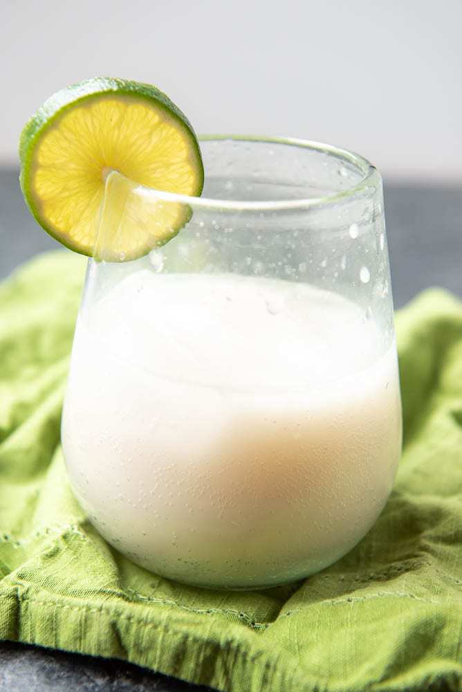 Aip Paleo coconut lime fizz mocktail nonalcholic drink