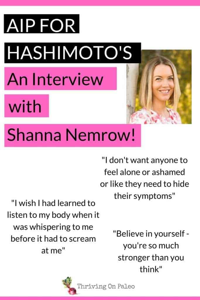 AIP for Hashimoto's An Interview with Shanna Nemrow