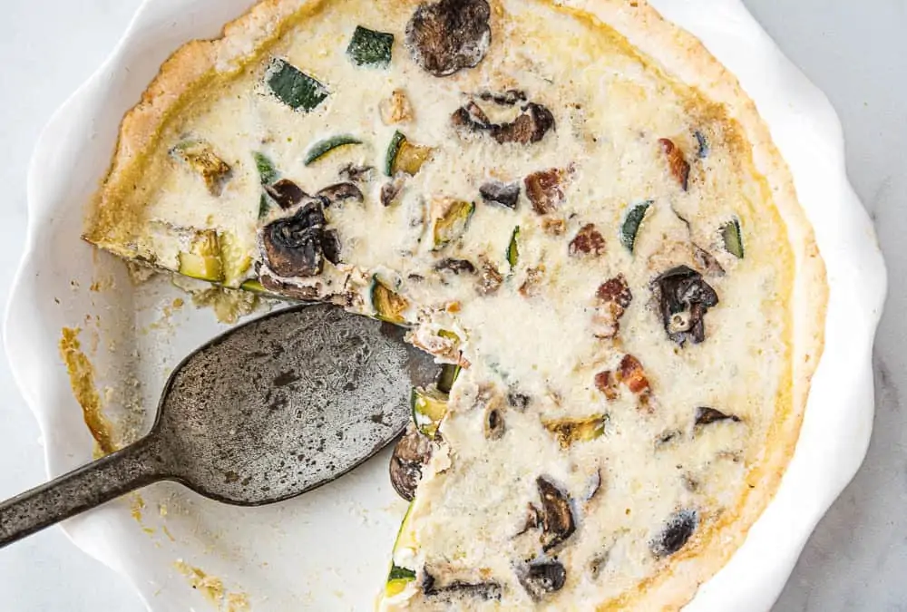 Bacon and Onion Eggless Quiche (Paleo, AIP)