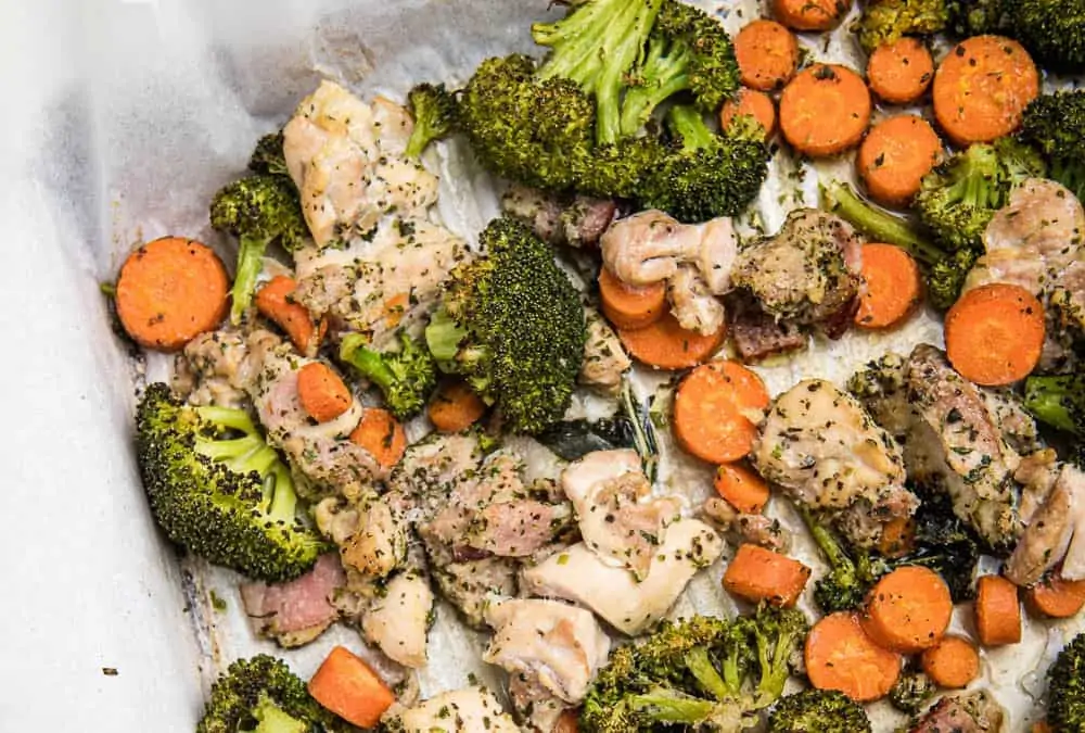 Bacon Ranch Chicken Sheet Pan Meal (Paleo, Whole30, AIP)